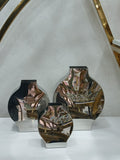 Artistic Mirror Finish Decorative Vase Set